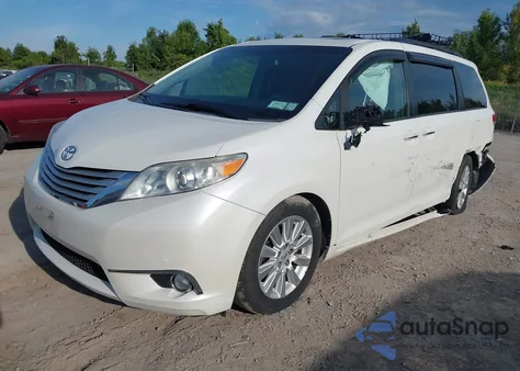 2014 Toyota Sienna Limited 7 Passenger из США, поврежденный, VIN 5TDDK3DC9ES083661